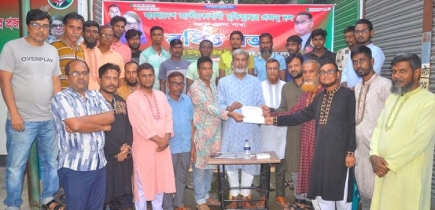 মুক্তিযুদ্ধের প্রজন্ম দল বগুড়ার ২০নং ওয়ার্ড অনুমোদিত কমিটি হস্তান্তর
